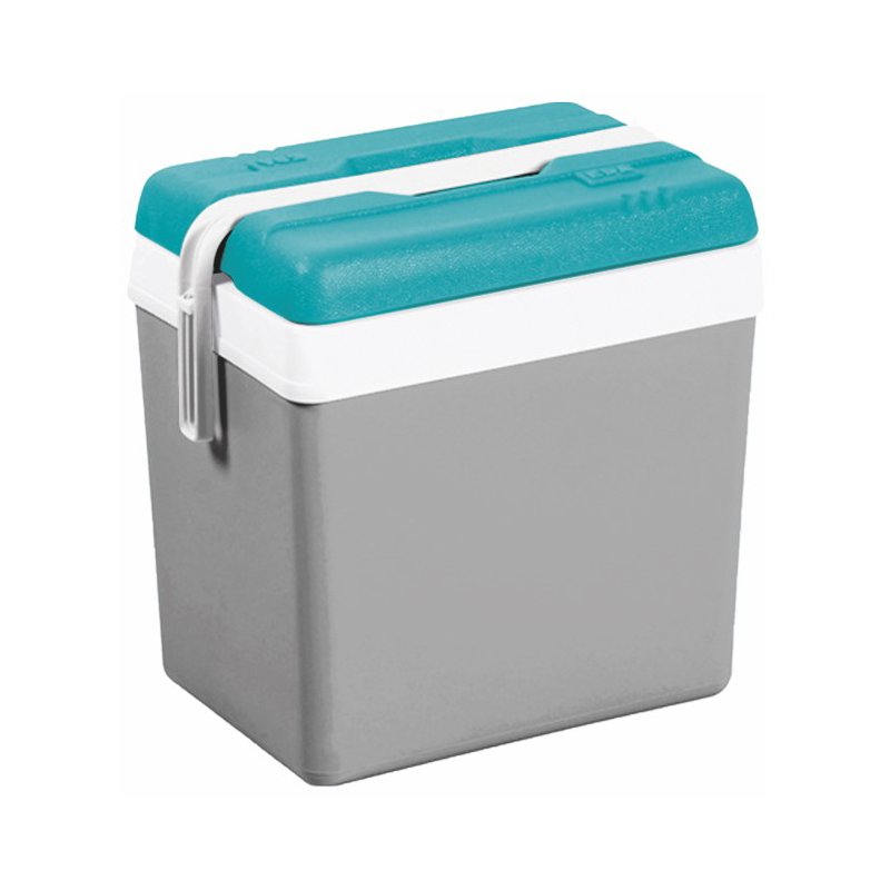 Glacière EDA en plastique, bleu lagon, 24 litres, 405×270×395 mm